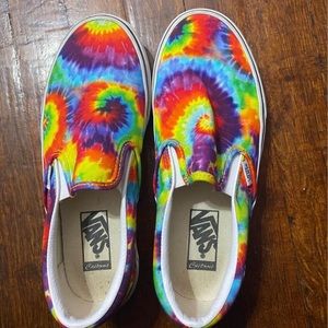 Tie-dye Vans womens 8